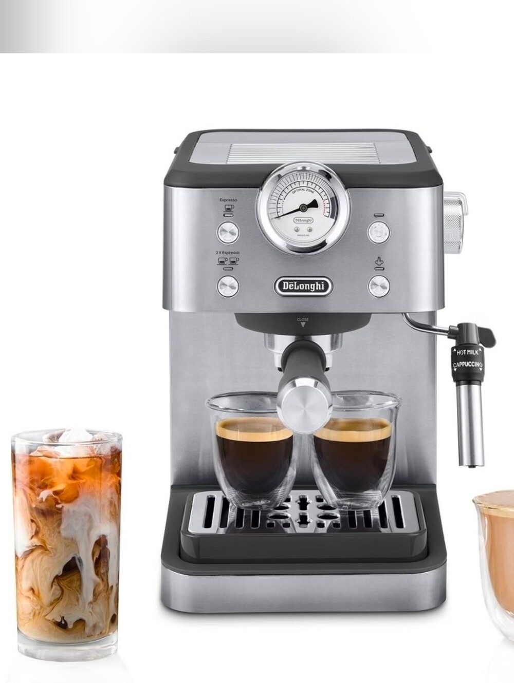 DeLonghi Classic Espresso Machine Stainless Steal